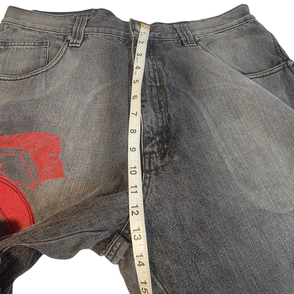 Lot 29 Luxe Marvin the Martian Baggy Wide Leg Hip Hop Looney Tunes Jean 36 - Picture 12 of 14